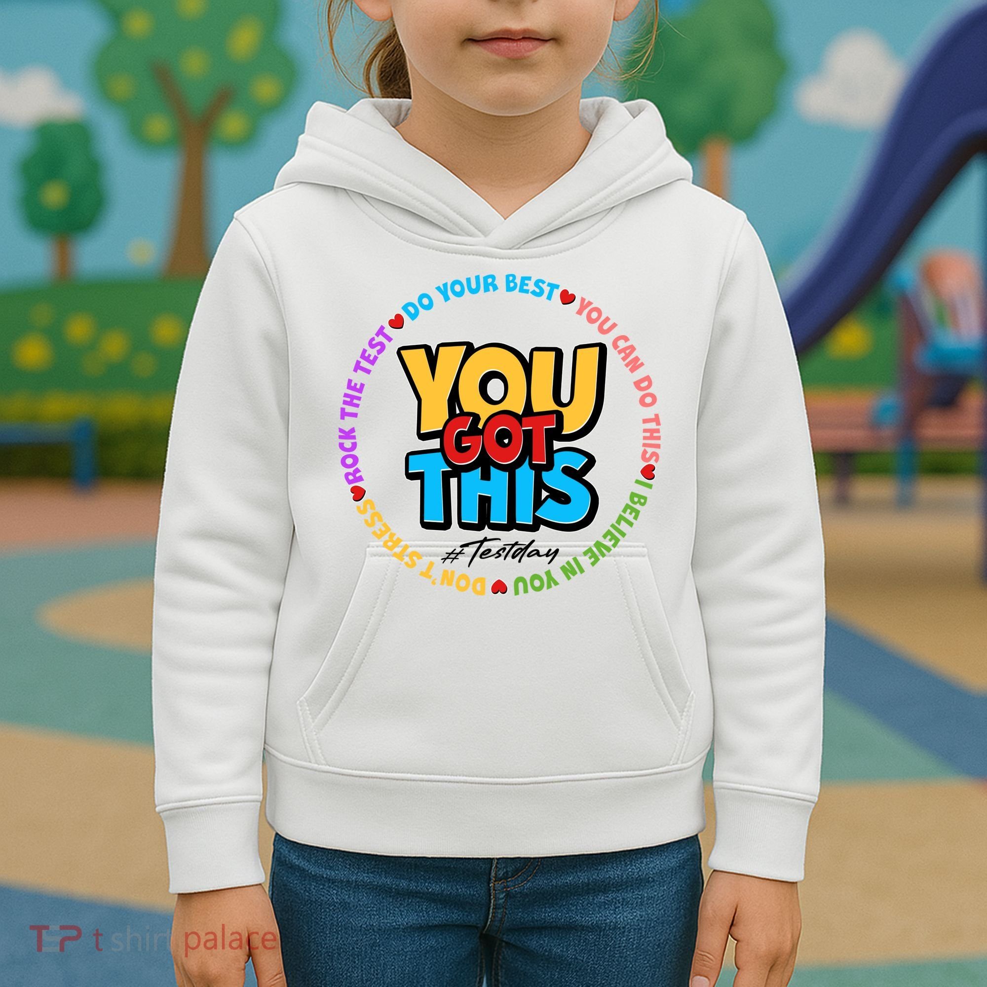 You Got This #Test Day Kids Hoodie