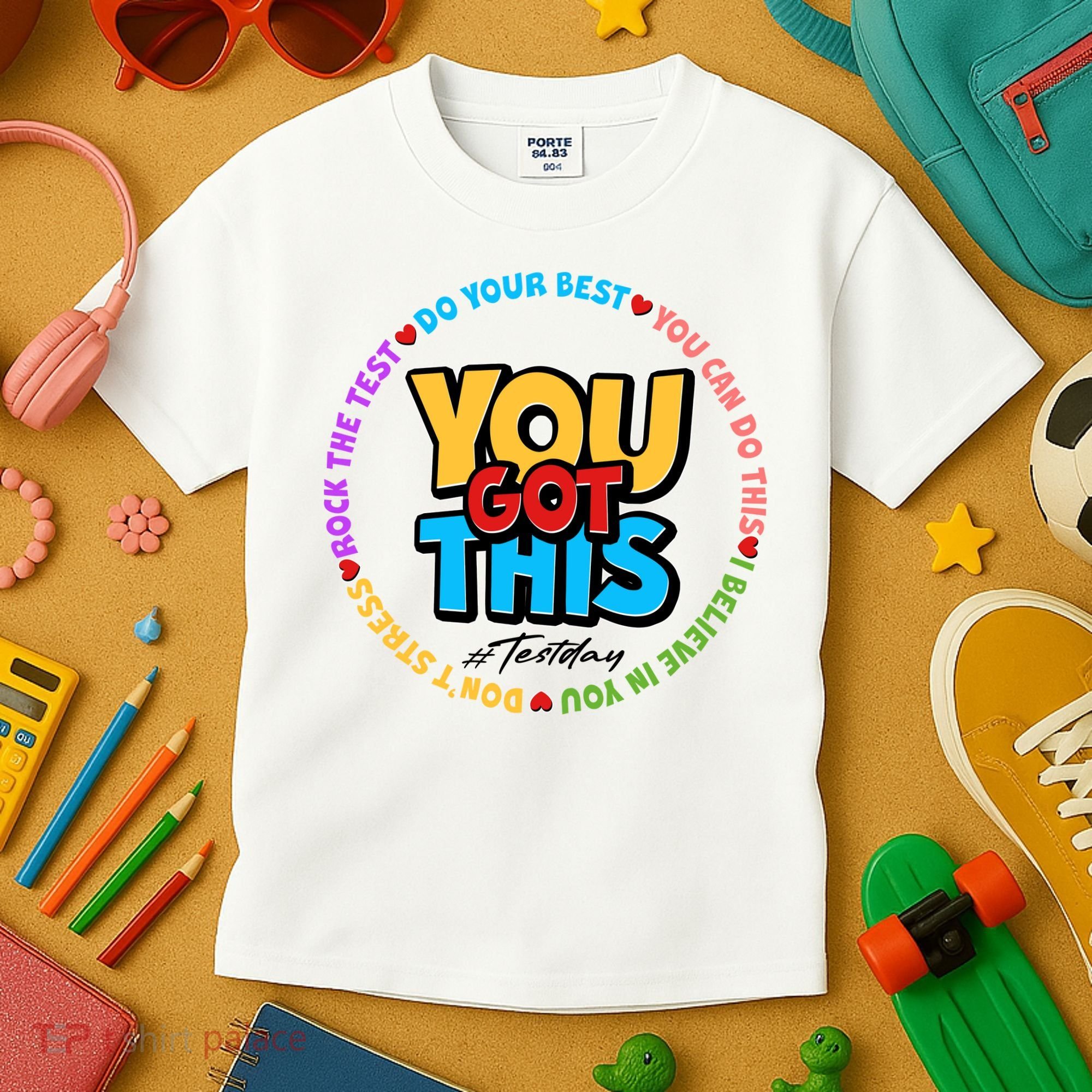 You Got This #Test Day Kids T-Shirt