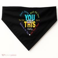You Got This DonT Stress Rock The Test Test Day Teacher USA-Made Doggie Bandana thumb 0