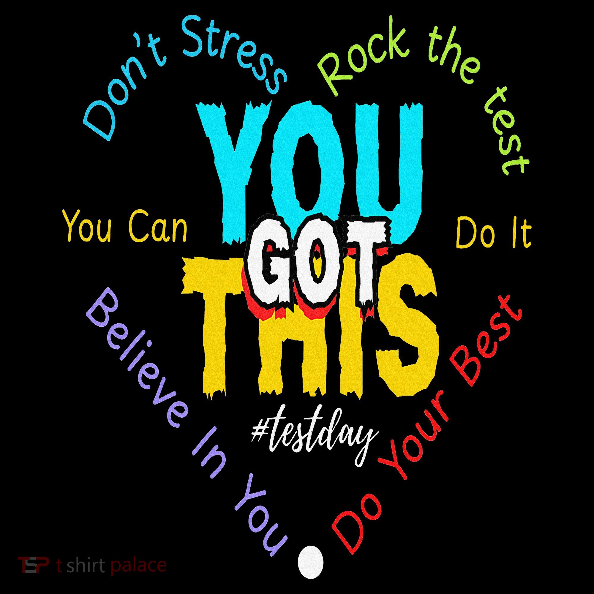 You Got This DonT Stress Rock The Test Test Day Teacher Coffee Mug