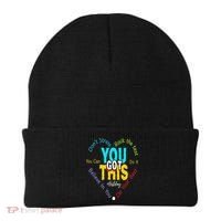 You Got This DonT Stress Rock The Test Test Day Teacher Beanie thumb 0