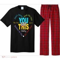 You Got This DonT Stress Rock The Test Test Day Teacher Pajama Set thumb 0