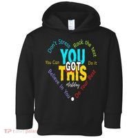 You Got This DonT Stress Rock The Test Test Day Teacher Toddler Hoodie thumb 0