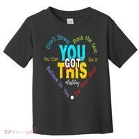 You Got This DonT Stress Rock The Test Test Day Teacher Toddler T-Shirt thumb 0