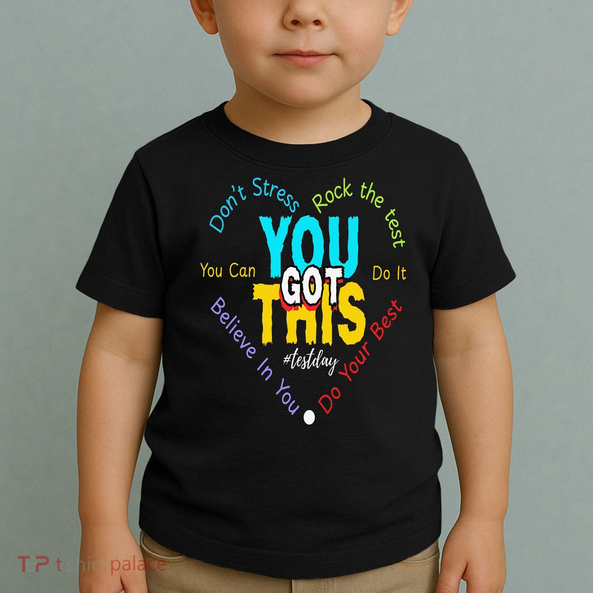 You Got This DonT Stress Rock The Test Test Day Teacher Toddler T-Shirt