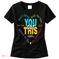 You Got This DonT Stress Rock The Test Test Day Teacher Women's T-Shirt thumb 0