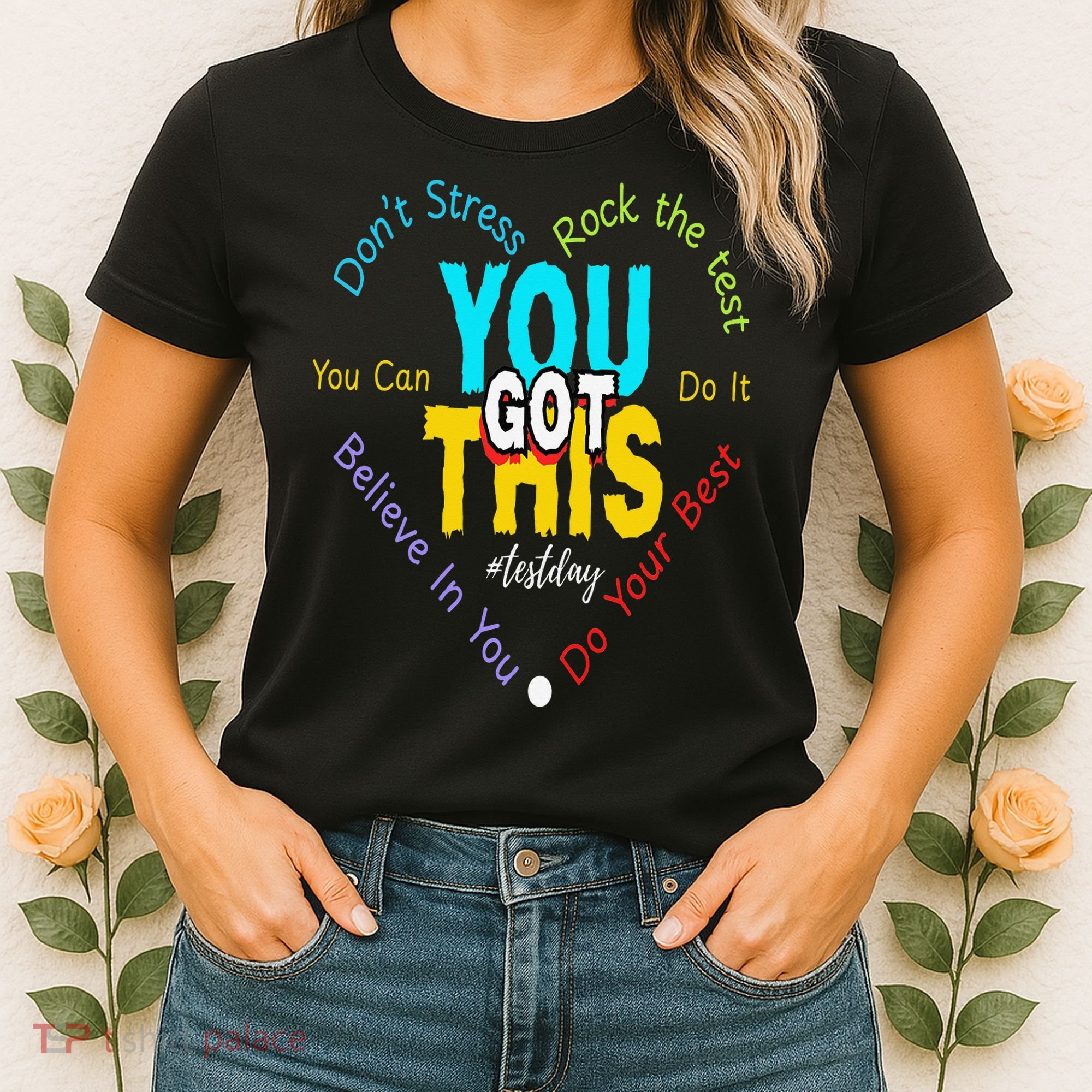 You Got This DonT Stress Rock The Test Test Day Teacher Women's T-Shirt