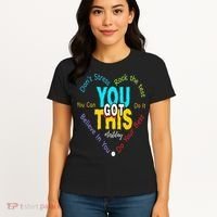 You Got This DonT Stress Rock The Test Test Day Teacher Women's T-Shirt thumb 4