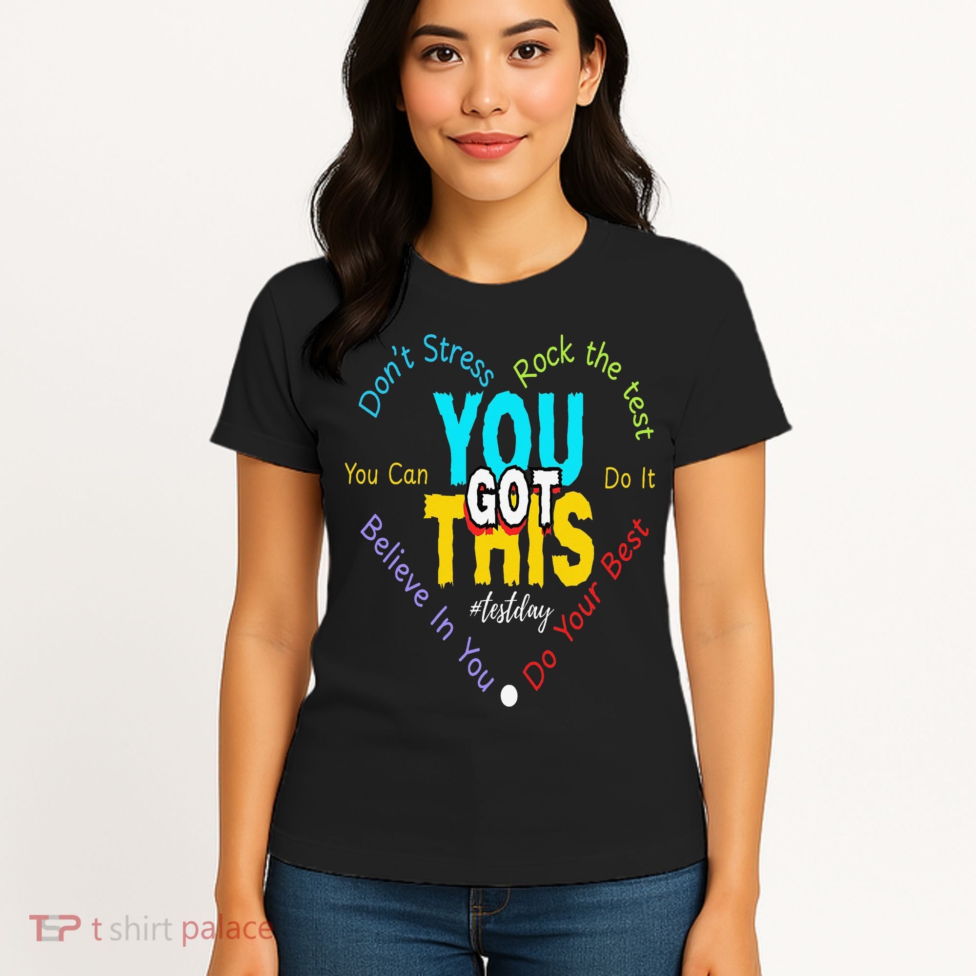 You Got This DonT Stress Rock The Test Test Day Teacher Women's T-Shirt