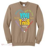 You Got This DonT Stress Rock The Test Test Day Teacher Sweatshirt thumb 0