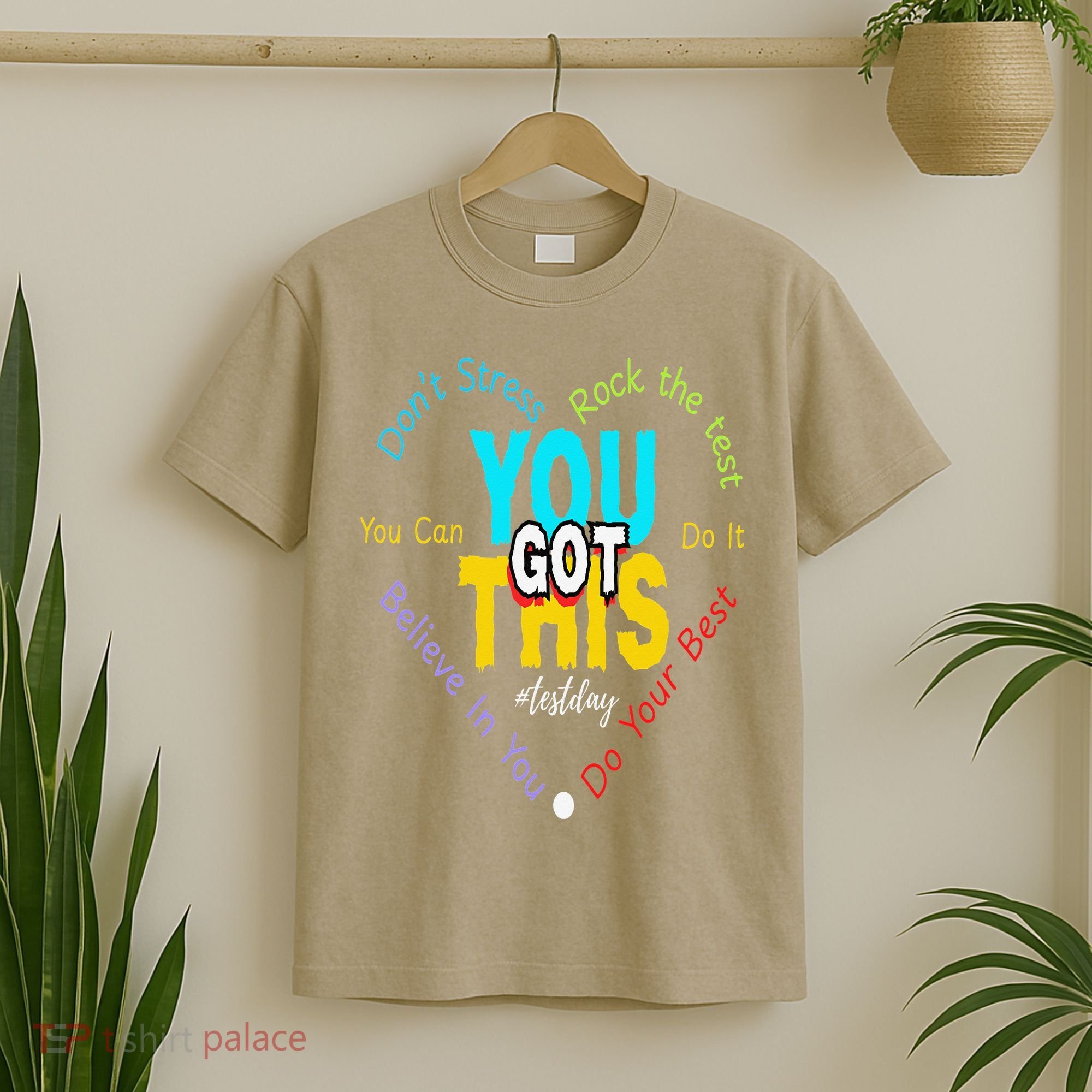You Got This DonT Stress Rock The Test Test Day Teacher T-Shirt