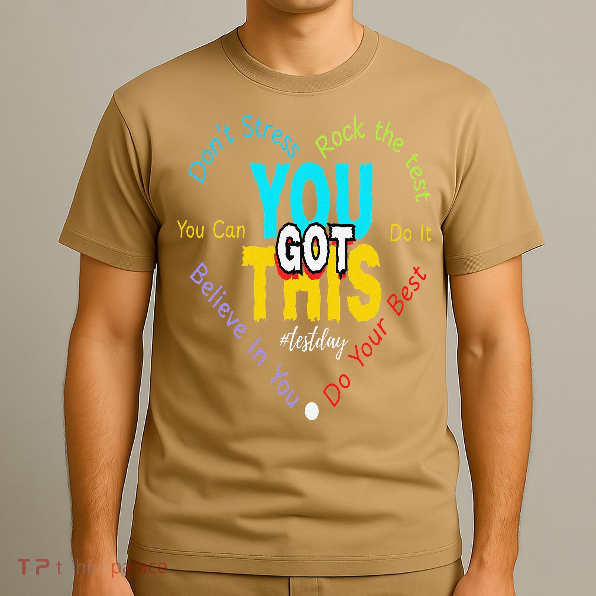 You Got This DonT Stress Rock The Test Test Day Teacher T-Shirt