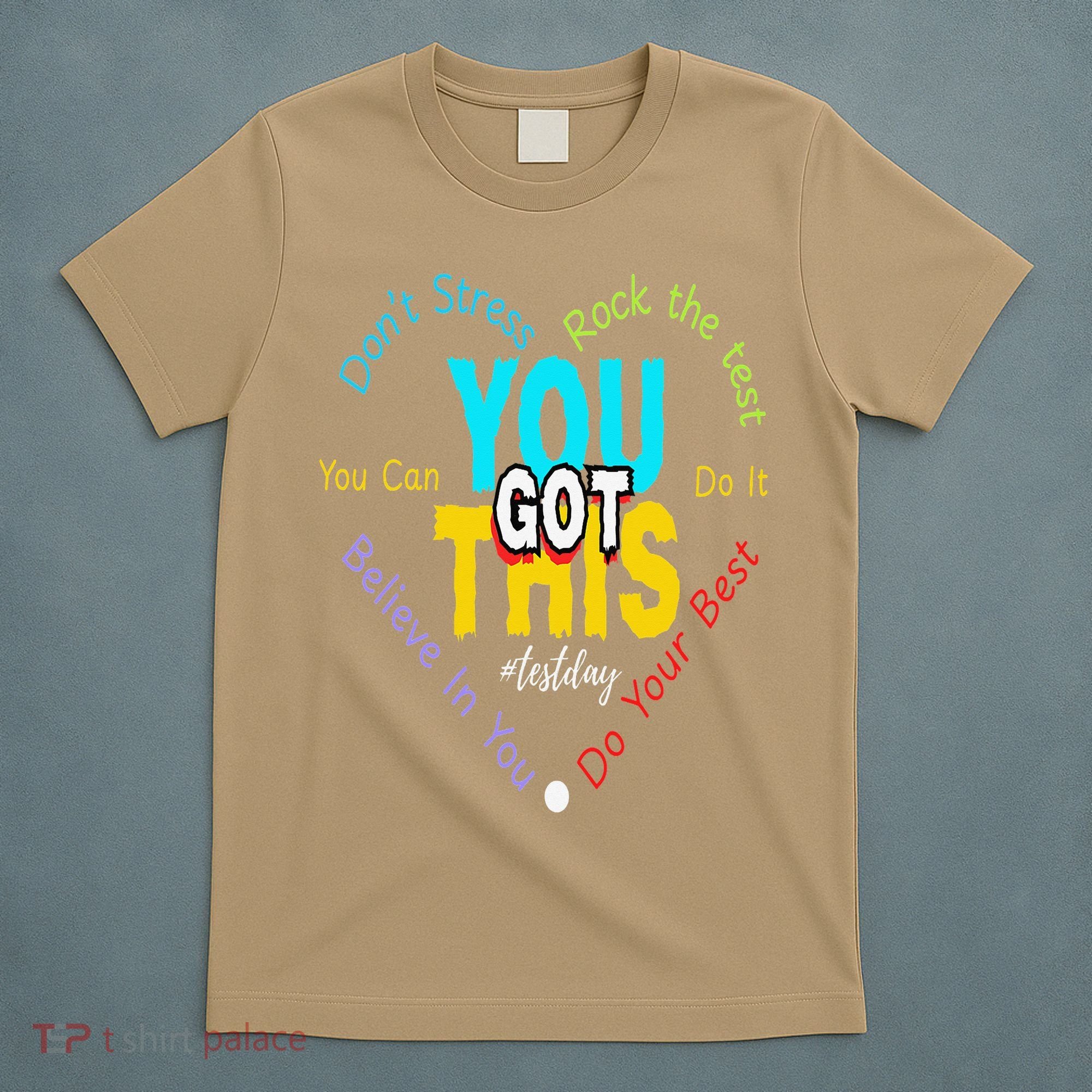 You Got This DonT Stress Rock The Test Test Day Teacher T-Shirt