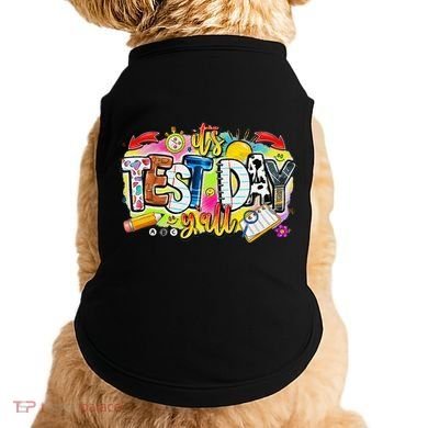 You Got This Test Motivational Testing Day Colorful School Doggie Tank