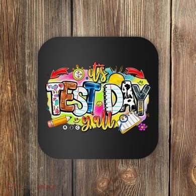 You Got This Test Motivational Testing Day Colorful School Coaster