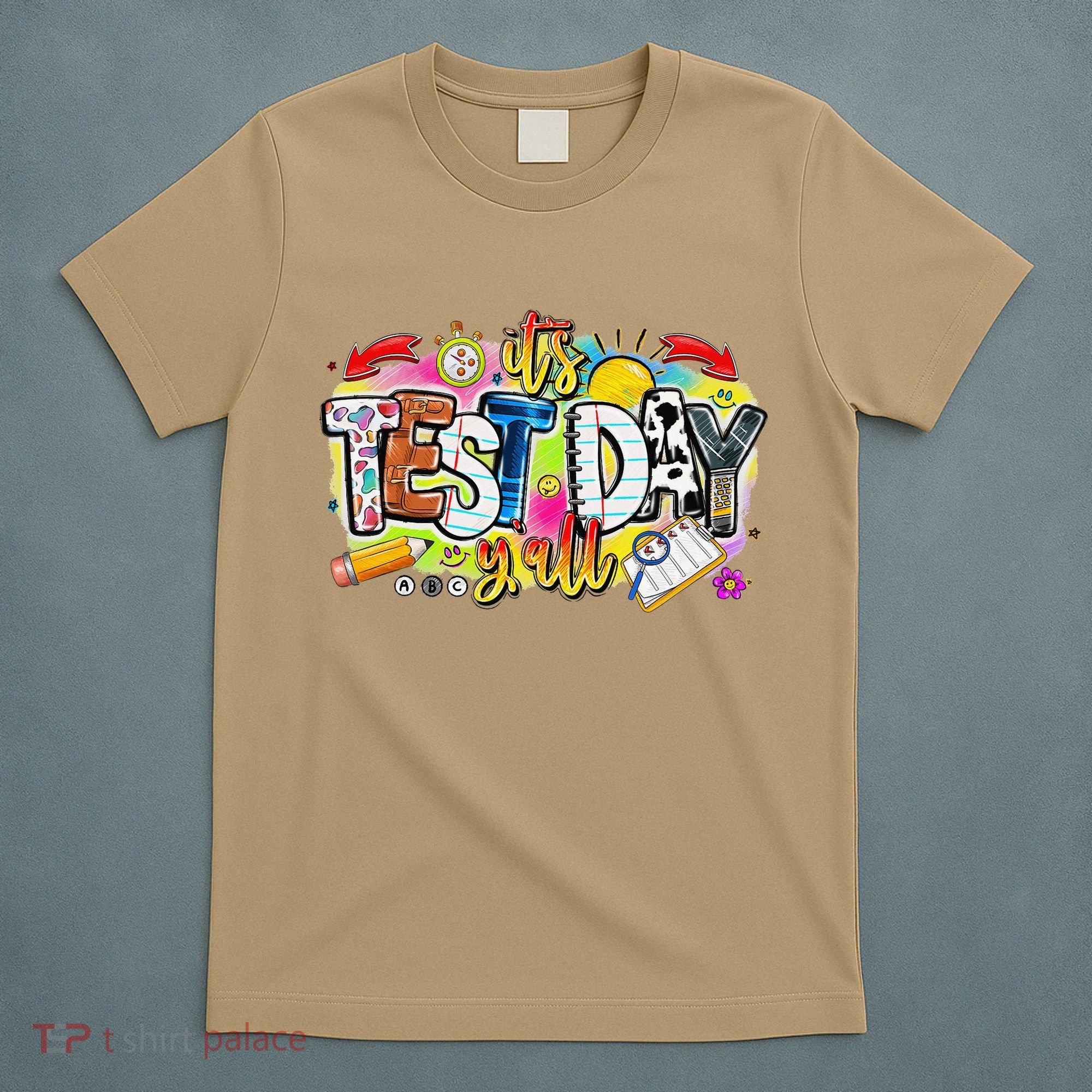 You Got This Test Motivational Testing Day Colorful School T-Shirt
