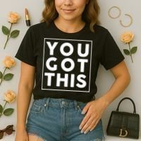 You Got This Motivational Comfort Colors Boxy T-Shirt thumb 2