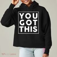 You Got This Motivational Ladies Heavyweight Boxy Pullover Hoodie thumb 0