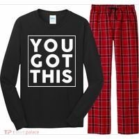 You Got This Motivational Long Sleeve Pajama Set thumb 0