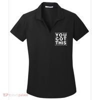 You Got This Motivational Women's Dry Zone Grid Polo thumb 0