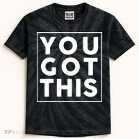 You Got This Motivational Kids Tie-Dye T-Shirt thumb 0