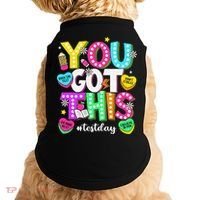 You Got This Test Day Motivational Testing Day Teacher Doggie Tank thumb 0