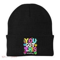 You Got This Test Day Motivational Testing Day Teacher Beanie thumb 0