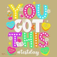 You Got This Test Day Motivational Testing Day Teacher Button thumb 1