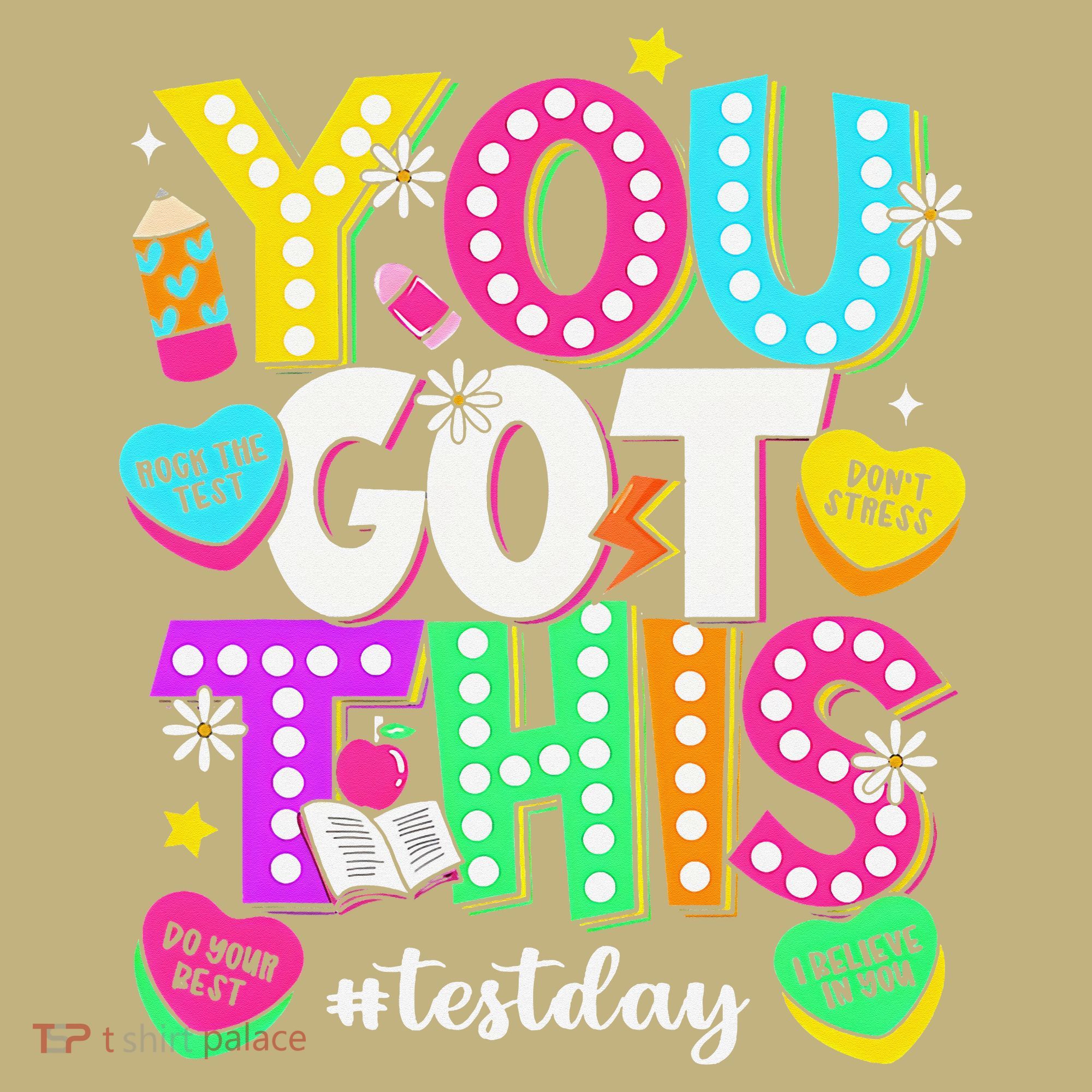 You Got This Test Day Motivational Testing Day Teacher Mousepad