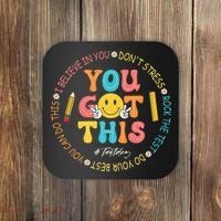You Got This Don't Stress Rock The Test Day Teacher Coaster thumb 0
