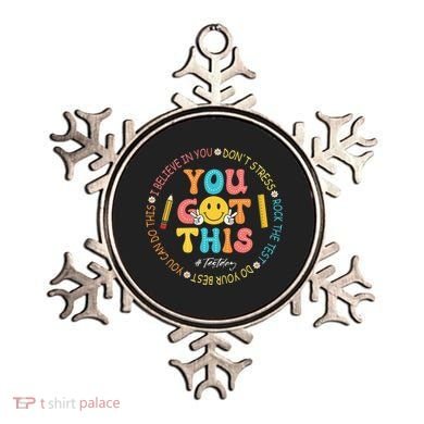You Got This Don't Stress Rock The Test Day Teacher Ornament