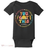 You Got This Don't Stress Rock The Test Day Teacher Baby Bodysuit thumb 0