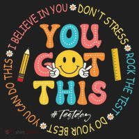 You Got This Don't Stress Rock The Test Day Teacher Hat thumb 2