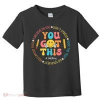 You Got This Don't Stress Rock The Test Day Teacher Toddler T-Shirt thumb 0