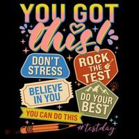 You Got This #Testday State Testing Backpack thumb 2
