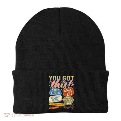 You Got This #Testday State Testing Beanie