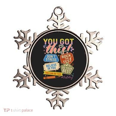 You Got This #Testday State Testing Ornament