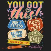 You Got This #Testday State Testing Hat thumb 2