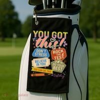 You Got This #Testday State Testing Golf Towel thumb 2