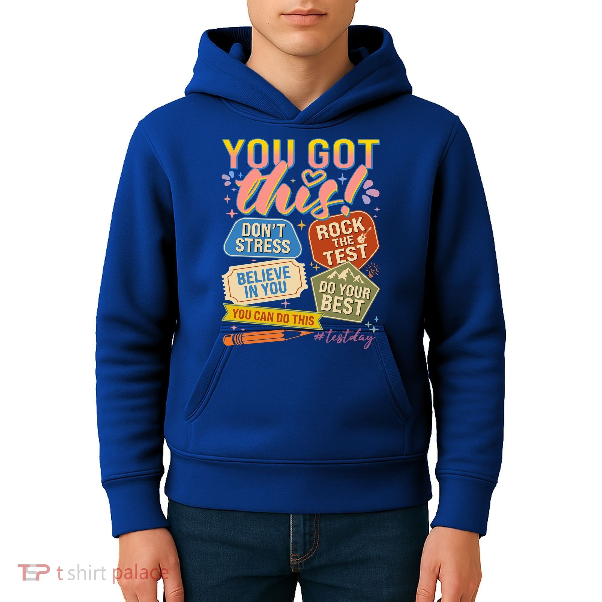You Got This #Testday State Testing Kids Hoodie