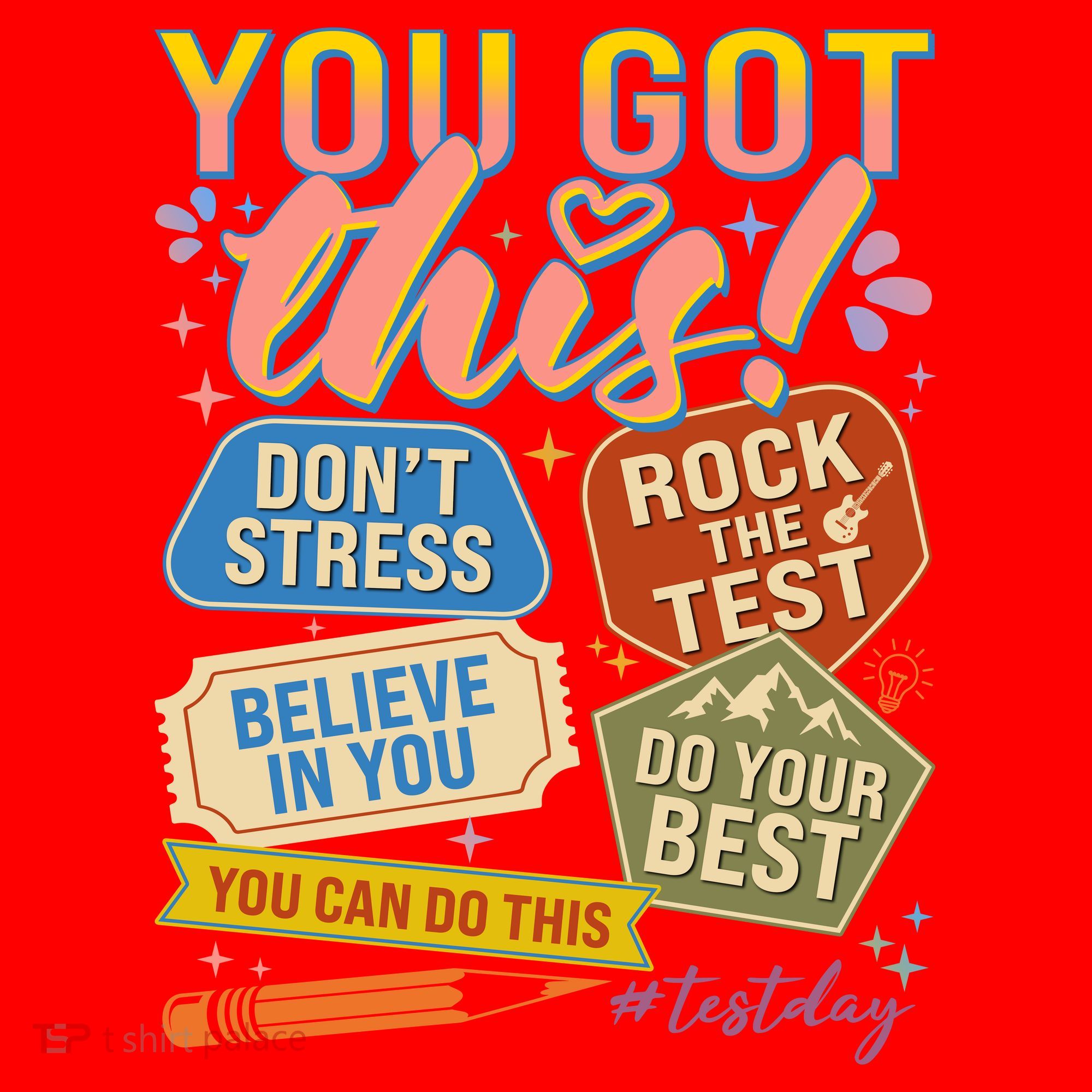 You Got This #Testday State Testing Santa Hat