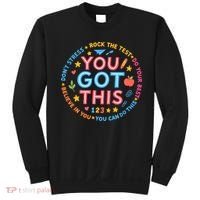 You Got This Rock The Test Do Your Best Don't Stress Sweatshirt thumb 0