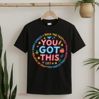 You Got This Rock The Test Do Your Best Don't Stress T-Shirt thumb 2