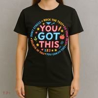 You Got This Rock The Test Do Your Best Don't Stress T-Shirt thumb 4