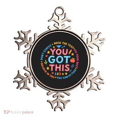 You Got This Rock The Test Do Your Best Don't Stress Ornament
