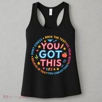 You Got This Rock The Test Do Your Best Don't Stress Women's Tank Top thumb 3