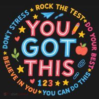 You Got This Rock The Test Do Your Best Don't Stress Women's Tank Top thumb 5