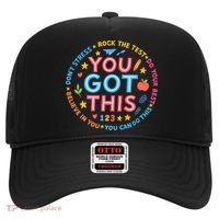 You Got This Rock The Test Do Your Best Don't Stress Hat thumb 0