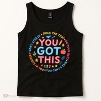 You Got This Rock The Test Do Your Best Don't Stress Tank Top thumb 2