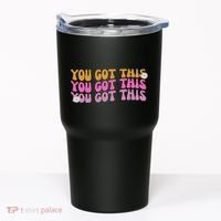 You Got This Retro Motivational Cute Tumbler thumb 0